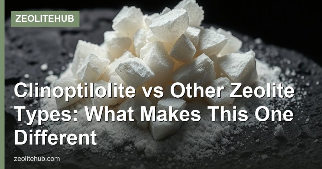 Clinoptilolite vs Other Zeolite Types: What Makes This One Different - ZeoliteHub