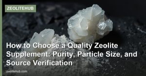 How to Choose a Quality Zeolite Supplement: Purity, Particle Size, and Source Verification