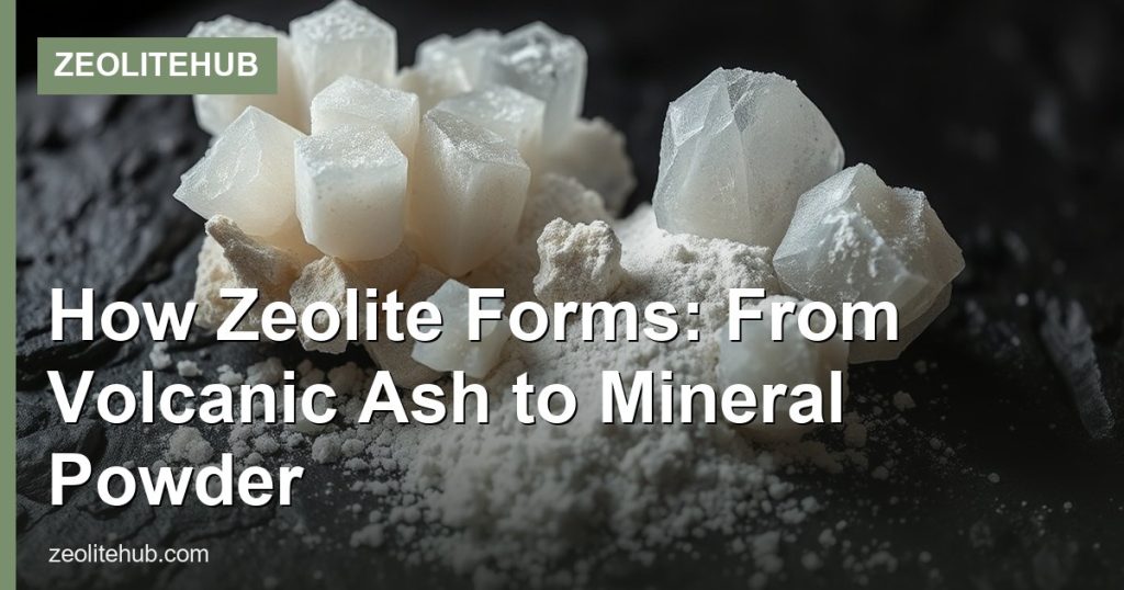 How Zeolite Forms: From Volcanic Ash to Mineral Powder - ZeoliteHub