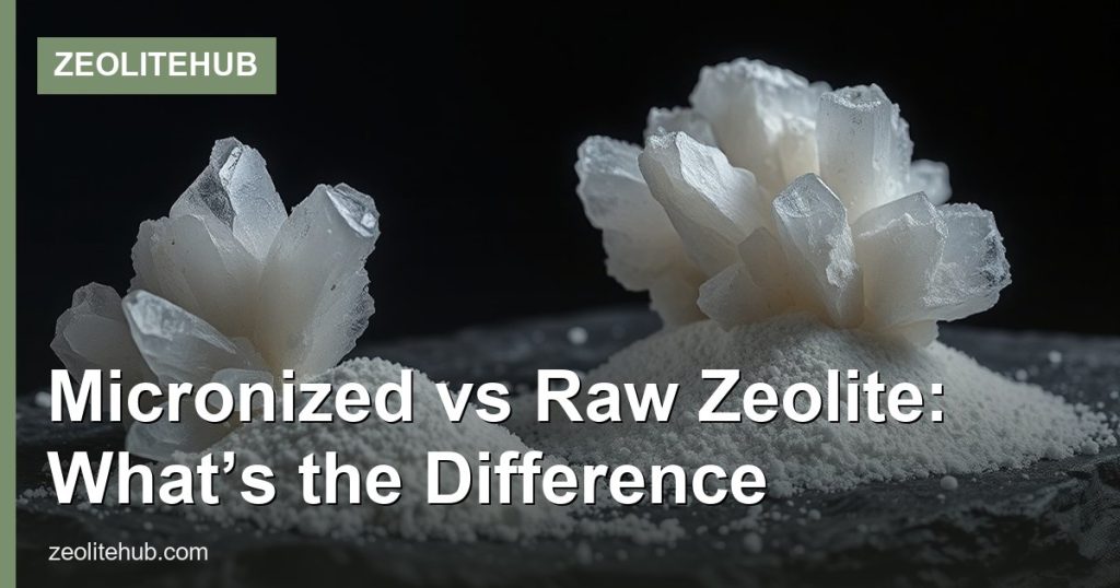 Micronized vs Raw Zeolite: What’s the Difference - ZeoliteHub