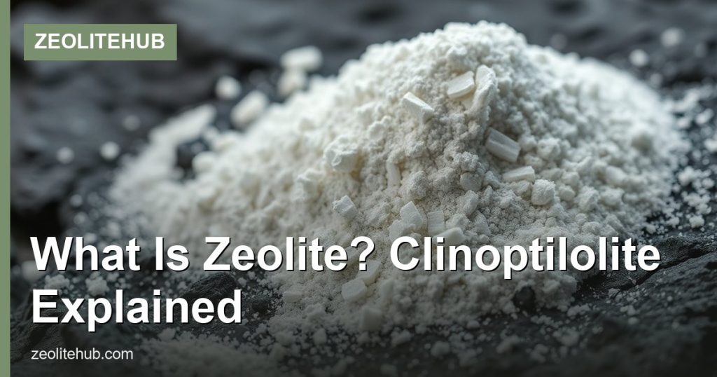 What Is Zeolite? Clinoptilolite Explained - ZeoliteHub