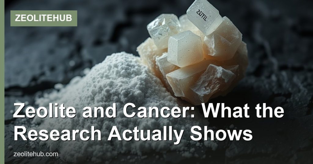 Zeolite and Cancer: What the Research Actually Shows - ZeoliteHub