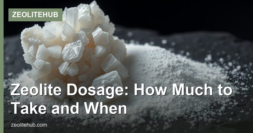 Zeolite Dosage: How Much to Take and When - ZeoliteHub