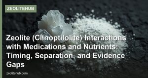 Zeolite (Clinoptilolite) Interactions with Medications and Nutrients: Timing, Separation, and Evidence Gaps