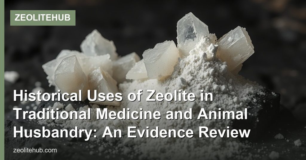Historical Uses of Zeolite in Traditional Medicine and Animal Husbandry: An Evidence Review - ZeoliteHub