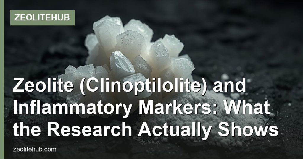 Zeolite (Clinoptilolite) and Inflammatory Markers: What the Research Actually Shows - ZeoliteHub