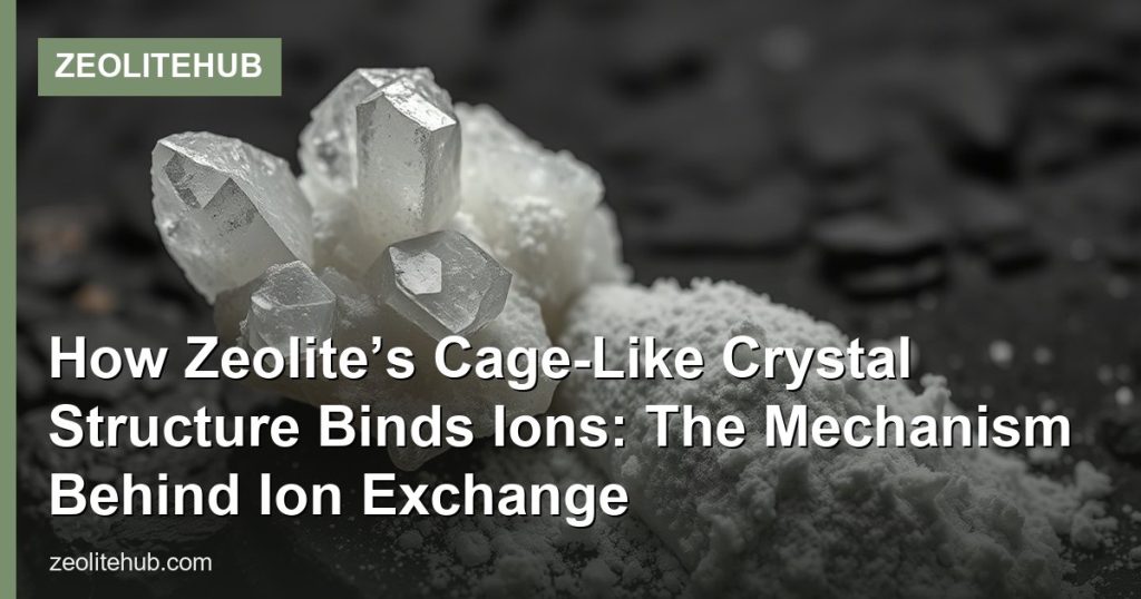 How Zeolite’s Cage-Like Crystal Structure Binds Ions: The Mechanism Behind Ion Exchange - ZeoliteHub