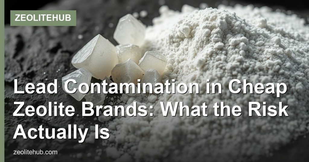 Lead Contamination in Cheap Zeolite Brands: What the Risk Actually Is - ZeoliteHub