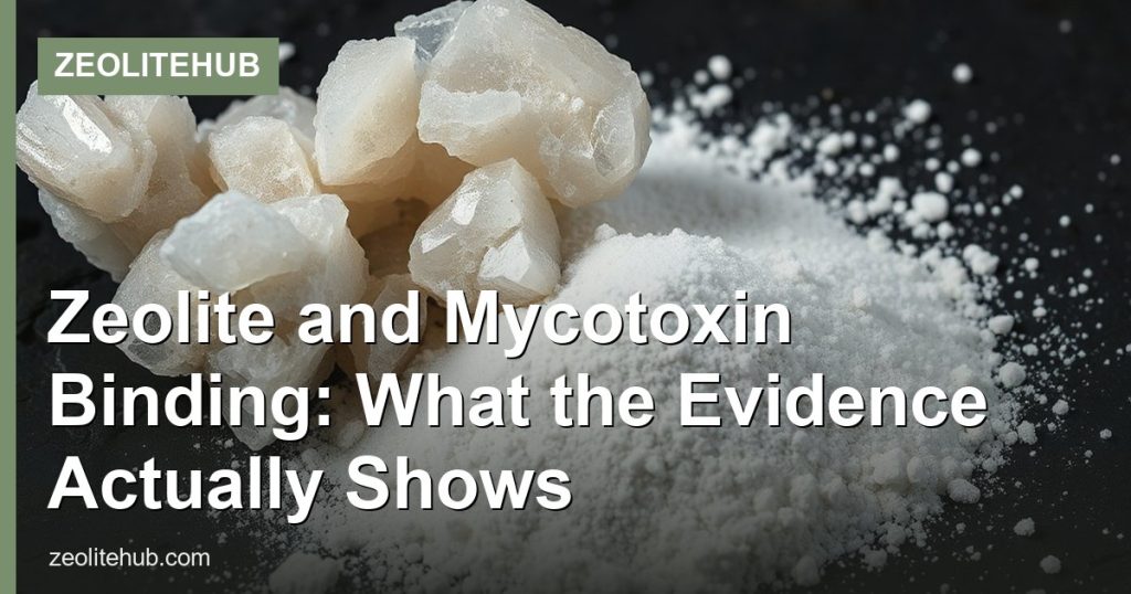 Zeolite and Mycotoxin Binding: What the Evidence Actually Shows - ZeoliteHub