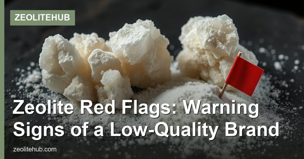 Zeolite Red Flags: Warning Signs of a Low-Quality Brand - ZeoliteHub