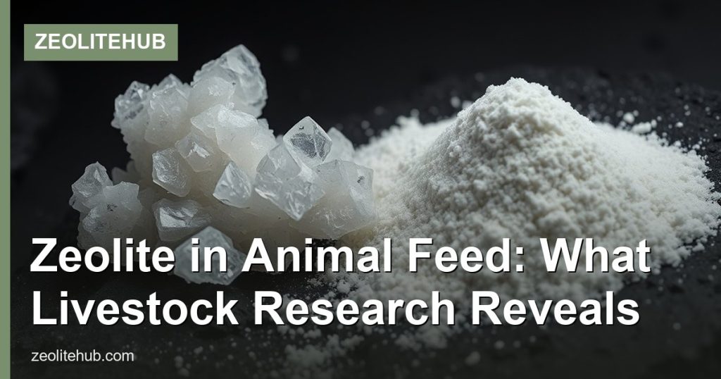 Zeolite in Animal Feed: What Livestock Research Reveals - ZeoliteHub