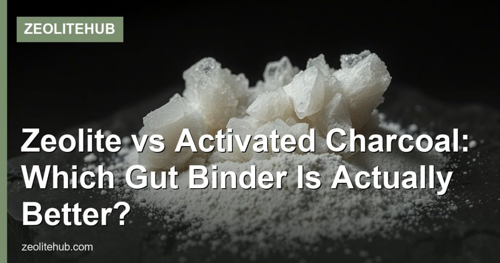 Zeolite vs Activated Charcoal: Which Gut Binder Is Actually Better? - ZeoliteHub