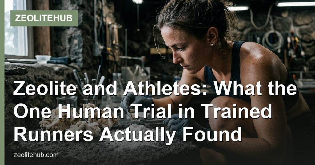 Zeolite and Athletes: What the One Human Trial in Trained Runners Actually Found - ZeoliteHub
