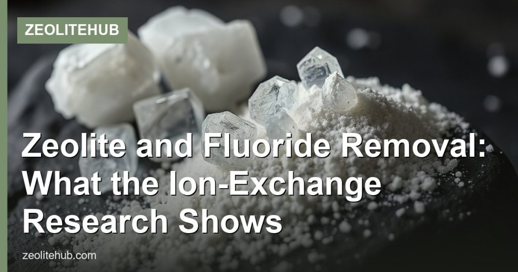 Zeolite and Fluoride Removal: What the Ion-Exchange Research Shows - ZeoliteHub