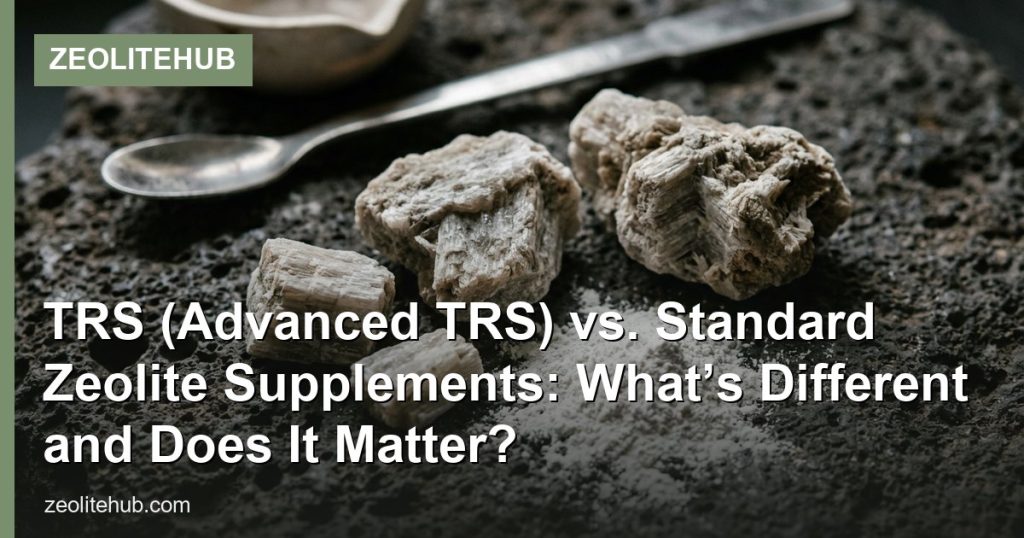 TRS (Advanced TRS) vs. Standard Zeolite Supplements: What’s Different and Does It Matter? - ZeoliteHub