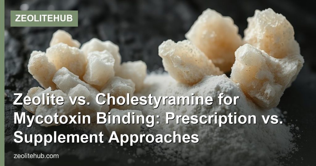 Zeolite vs. Cholestyramine for Mycotoxin Binding: Prescription vs. Supplement Approaches - ZeoliteHub