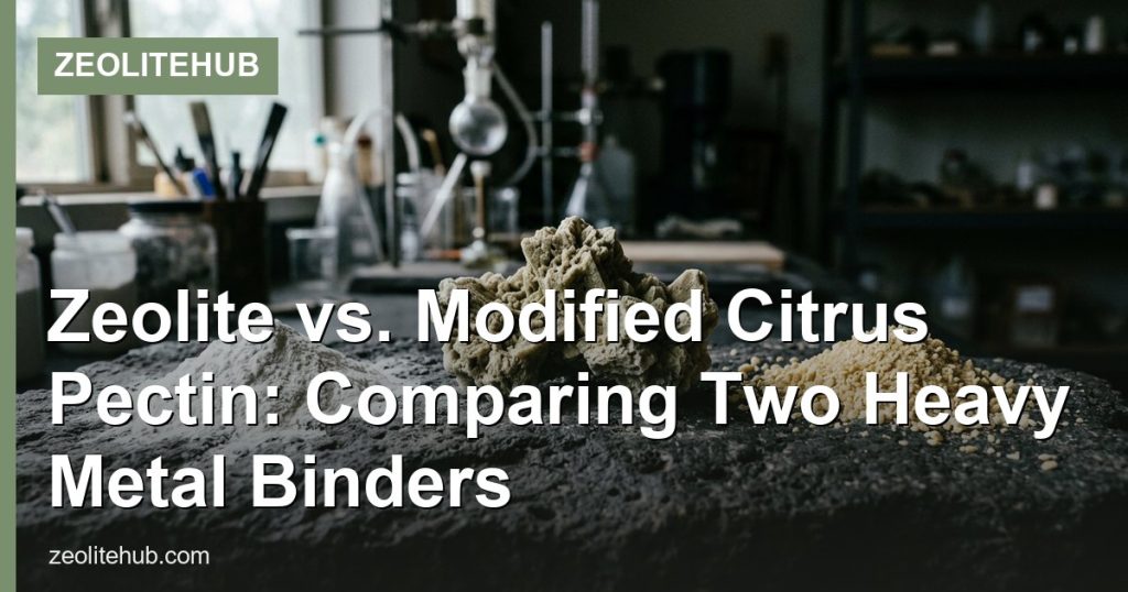 Zeolite vs. Modified Citrus Pectin: Comparing Two Heavy Metal Binders - ZeoliteHub