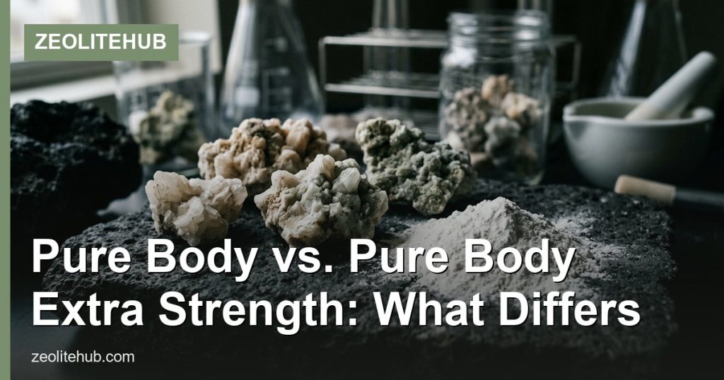 Pure Body vs. Pure Body Extra Strength: What Differs - ZeoliteHub